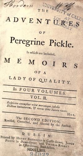 The adventures of Peregrine Pickle